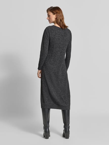 Weekend Max Mara Figurbetontes Freizeitkleid aus Woll-Mix mit Seiden-Anteil Modell 'GOCCIA' Anthrazit 5