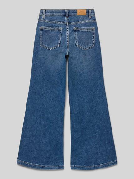ONLY Wide leg jeans van katoenmix, model CALIFORNIA' Blauw - 3