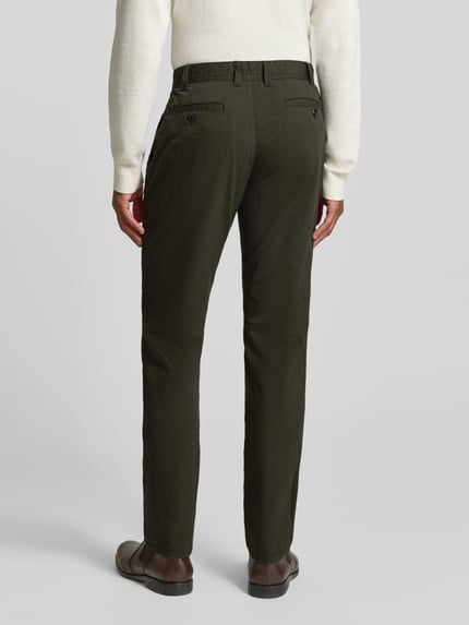 MCNEAL Slim Fit Stoffhose mit Viskose-Anteil Oliv 5