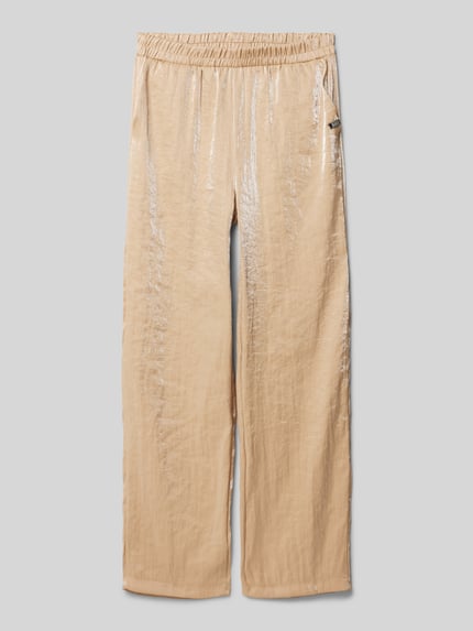 Cars Jeans Loose Fit Hose mit elastischem Bund Modell 'Hailey' Beige 1