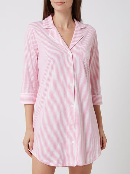Lauren Ralph Lauren Nachthemd met strepen Roze - 4