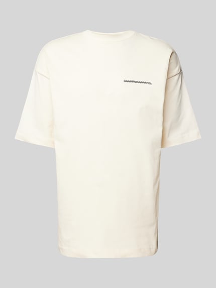 Multiply Apparel Oversized T-Shirt mit Rundhalsausschnitt Offwhite 2