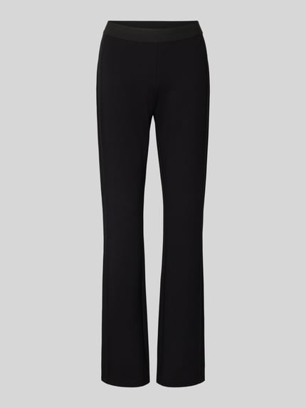 Straight Fit Stoffhose aus Viskose-Mix Modell 'Erja' Shop The Look MANNEQUINE