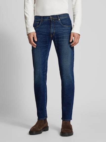 Pierre Cardin Jeansy o kroju regular fit z 5 kieszeniami model ‘LYON’ Niebieski 4