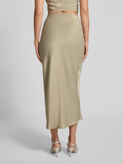 Jake*s Cocktail Cocktailrock mit elastischem Bund Khaki 5