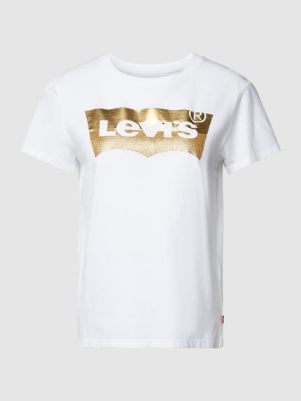 Levi's® T-Shirt mit Logo-Print Modell 'THE PERFECT TEE' Weiss 2