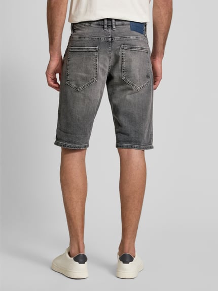 Tom Tailor Regular fit bermuda van katoenmix, model 'JOSH' Middengrijs - 5
