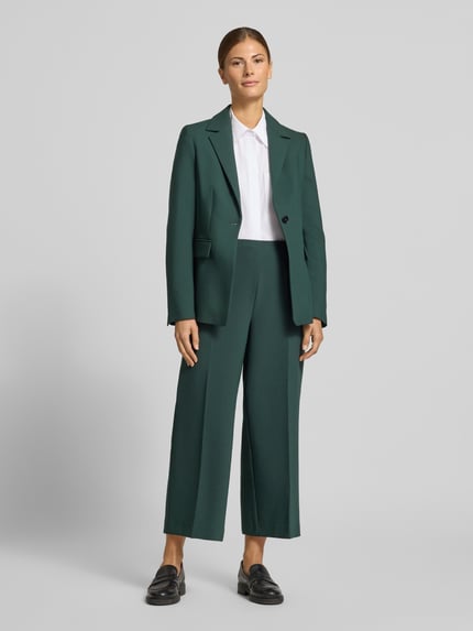 MORE & MORE żakiet o kroju slim fit z kieszeniami z patką Butelkowy zielony 1