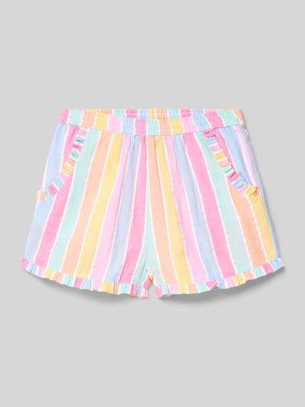Blue Seven Sweatshorts mit Rüschen Apricot 1