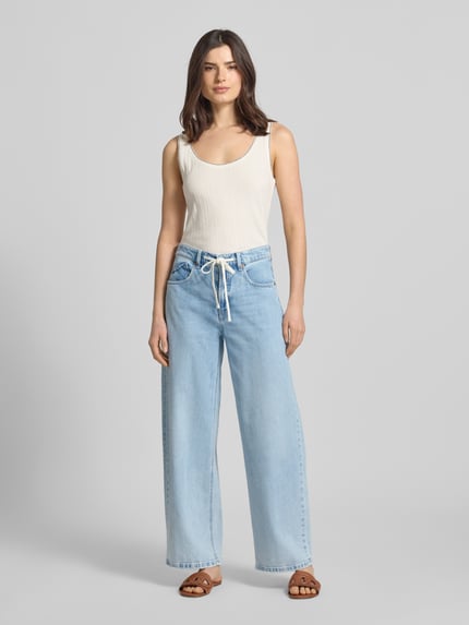 CAMBIO Jeans mit Tunnelzug Modell 'BAGGY' Jeansblau 1