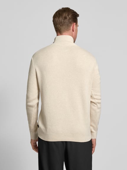JACK & JONES Premium Schipperstrui met labeldetail, model 'MILANO' Offwhite gemêleerd - 5