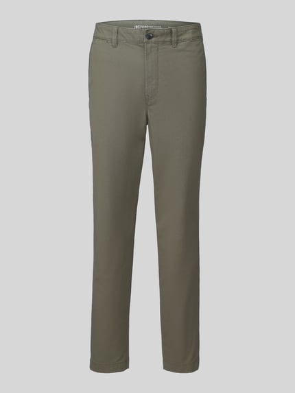Tom Tailor Denim Chinosy o kroju relaxed fit z mieszanki bawełny Oliwkowy 2