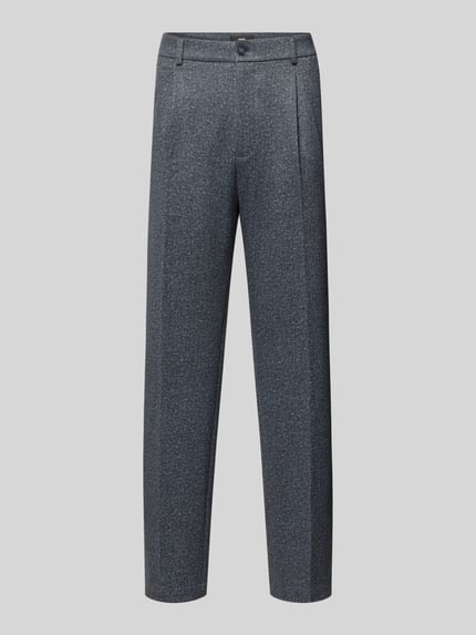 Regular Fit Anzughose mit Gürtelschlaufen Shop The Look MANNEQUINE