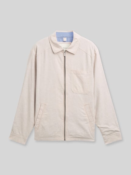 Tom Tailor Regular Fit Blouson aus Leinen-Baumwolle-Mix Beige 2