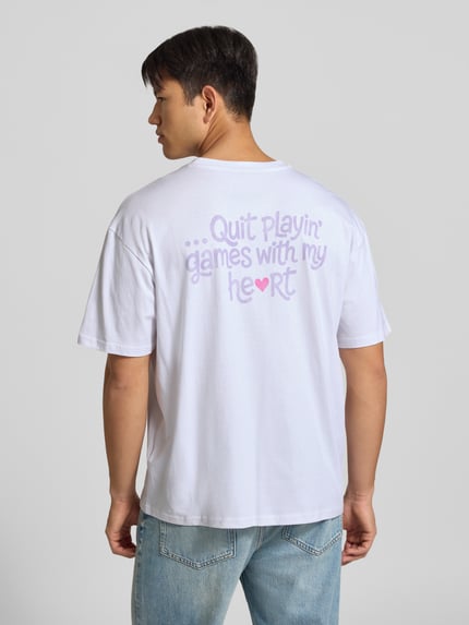 Mister Tee Regular Fit T-Shirt aus reiner Baumwolle Modell 'Backstreet Boys' Weiss 5