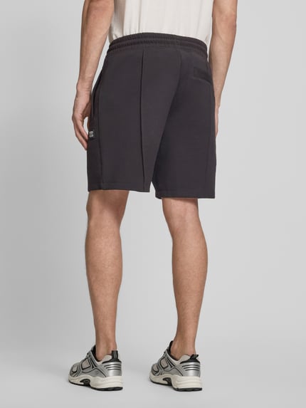 HUGO Regular Fit Sweatshorts aus Baumwoll-Mix Modell 'DIMACSHORT' Black 5