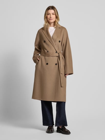 Marc O'Polo Regular Fit Wollmantel aus Doubleface-Wolle-Mix Camel 4