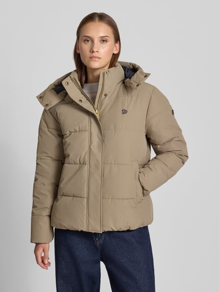 Superdry regular fit jack in doorgestikt design Beige - 4
