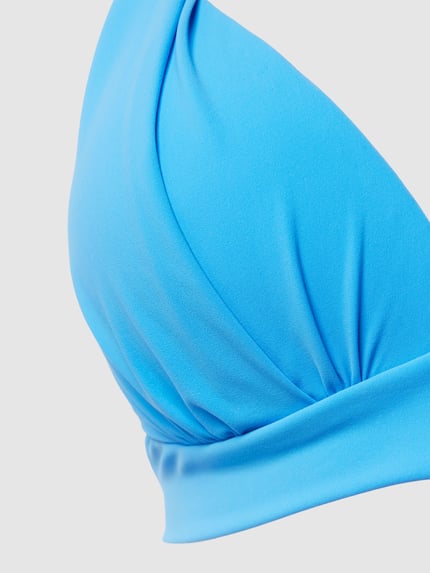 Banana Moon Bikini-Oberteil mit vorgeformten Cups Modell 'MAHO SPRING' Blau 2