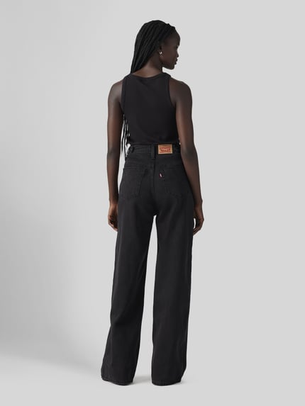 Levi's® Wide Leg Jeans aus reiner Baumwolle im 5-Pocket-Design Anthrazit 4