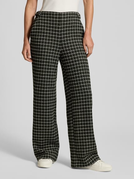 ICHI Hose mit Strukturmuster Modell 'KATE' Khaki 4