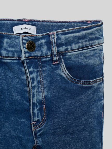 NAME IT Slim fit jeans in 5-pocketmodel, model 'SALLI' Blauw - 2