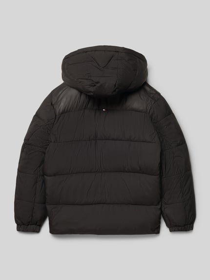 Tommy Hilfiger Teens Regular Fit Steppjacke mit abnehmbarer Kapuze Black 3