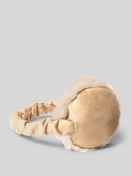 Barts Oorwarmers met imitatiebont, model 'Cookiedow' Beige - 3