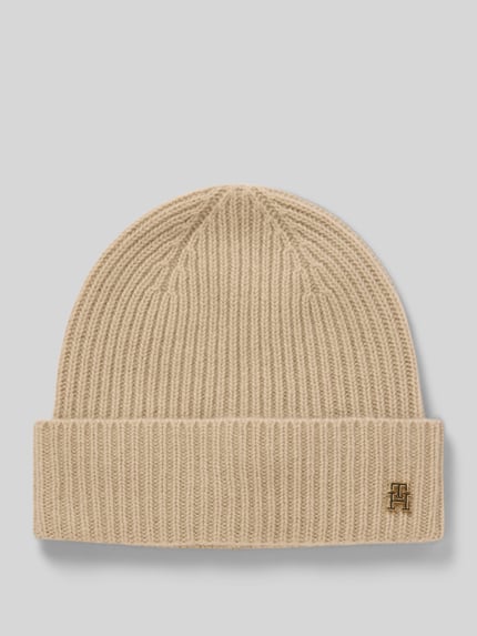 Tommy Hilfiger Muts van zuiver kasjmier Beige - 1