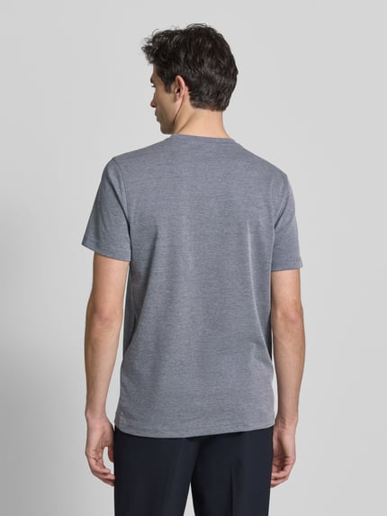 Christian Berg Men T-Shirt mit Rundhalsausschnitt und Brusttasche Jeansblau 5