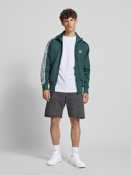 JACK & JONES Korte loose fit jeans in 5-pocketmodel, model 'TONY' Zwart - 1