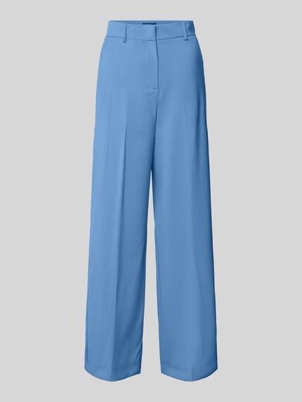 Regular Fit Bundfaltenhose aus reiner Schurwolle Modell 'VISIVO' Shop The Look MANNEQUINE