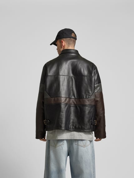 VETEMENTS Jack met tweewegritssluiting Donkerbruin - 5