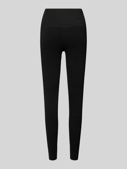 MAGIC Bodyfashion Legginsy termiczne z Szwy działowe Model 'BAMBOO' Czarny 3