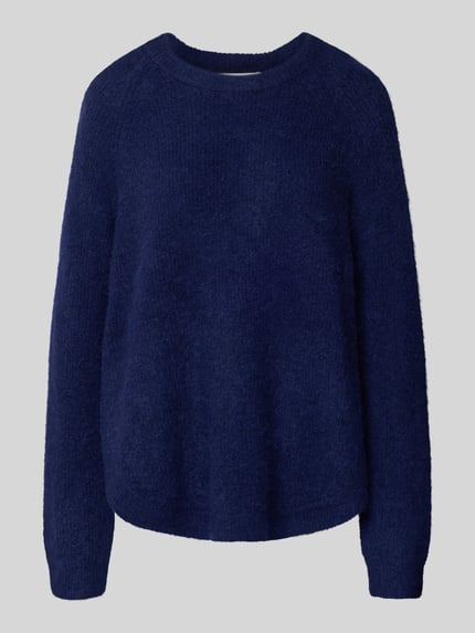 MSCH Copenhagen Relaxed Fit Strickpullover mit Alpaka-Anteil Modell 'Miabelle Hope' Dunkelblau 2