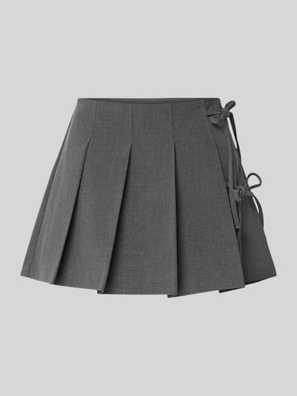 Ausgestellter Skort mit Viskose-Anteil Modell 'MELANIE' Shop The Look MANNEQUINE