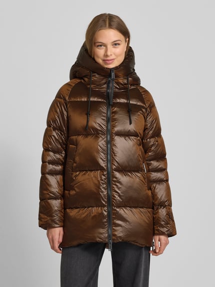khujo Kurtka w stylu puffer z zamkiem błyskawicznym dwustronnym model 'CARA' Koniakowy 4