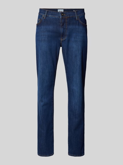 Brax Slim Fit Jeans im 5-Pocket-Design Modell 'CHUCK' Dunkelblau 2