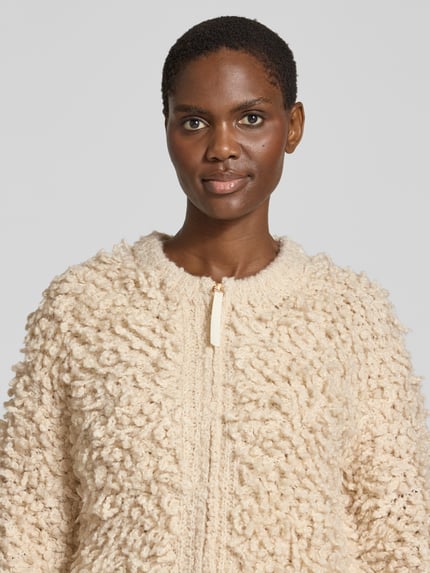 Christian Berg Woman Strickjacke mit Reißverschluss von Christian Berg 'K-AlyaS' Offwhite 3