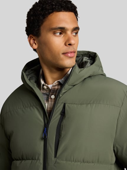 Tom Tailor Denim Steppjacke mit Brusttasche Oliv 3