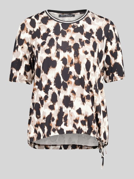 Betty Barclay Relaxed Fit T-Shirt aus Viskose-Mix Sand 2