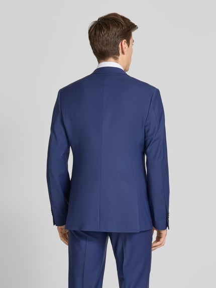 CINQUE slim fit 2-knoops colbert met scheerwol model 'Castello' Koningsblauw - 5