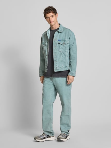 HUGO Blue Baggy jeans met steekzakken, model 'Nate' Jeansblauw - 1