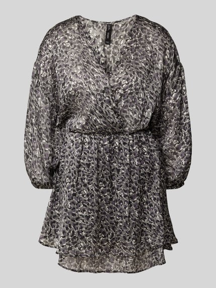 MANGO Minikleid in Wickel-Optik Black 2