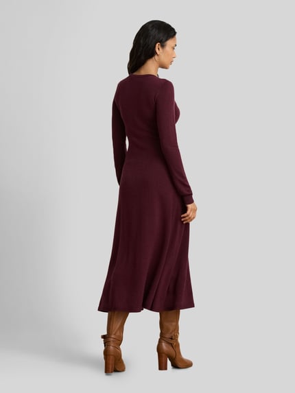 Lauren Ralph Lauren Linia a sukienka casualowa z czystej wełny model 'VORLEY' Rdzawoczerwony 5
