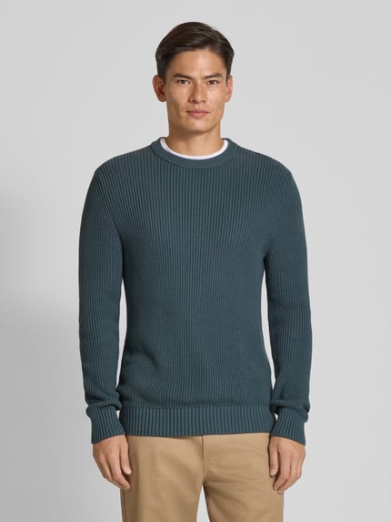 MCNEAL Strickpullover mit Rundhalsausschnitt Anthrazit 4