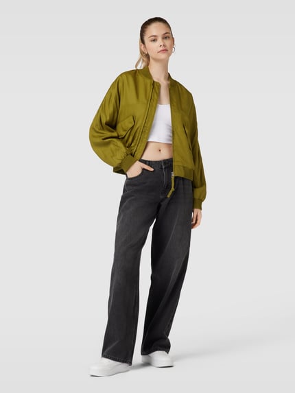G-Star RAW Bomberjack met klepzakken, model 'Everyday' Olijfgroen - 1