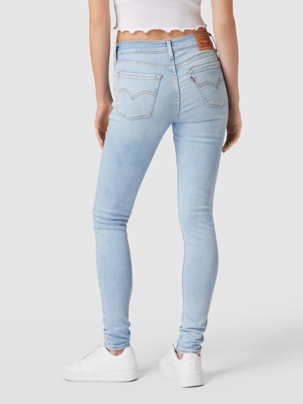 Levi's® Super Skinny Fit Jeans aus Baumwoll-Mix Hellblau 5