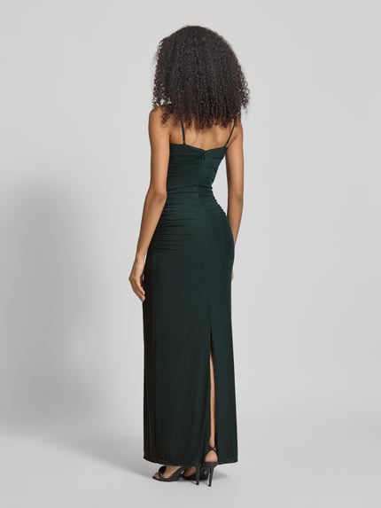 VM by Vera Mont Abendkleid mit Spitzenbesatz Dunkelgruen 5