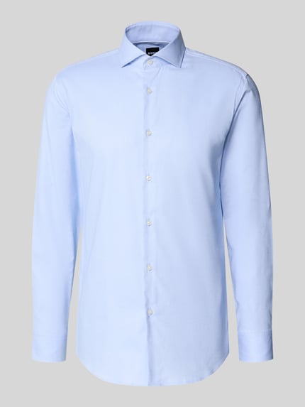 BOSS Slim Fit Businesshemd aus mit extralangem Ärmel Modell 'H-HANK-SP-C1' Bleu 2